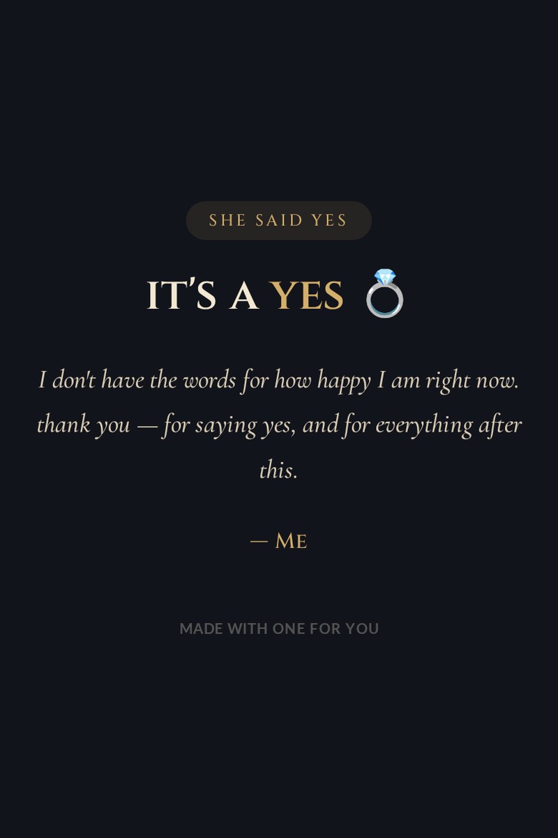 The Proposal